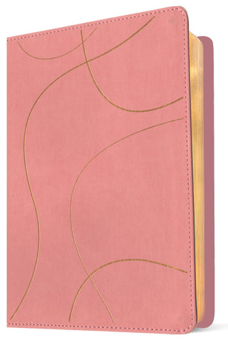 Image of Biblia NTV de Estudio Diario Vivir para Jóvenes Rosa Pastel Símil Piel