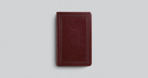Image of ESV THINLINE BIBLE (TRUTONE, MAHOGANY, BORDER DESIGN)