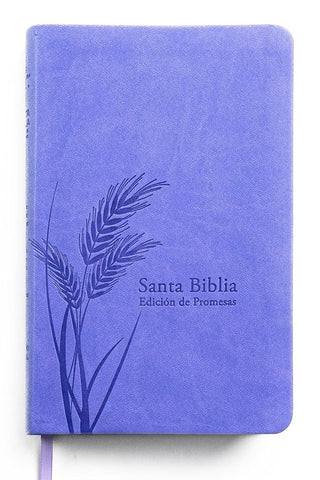 Image of Biblia RVR 1960 Letra Grande Tamaño Manual Lavanda Claro Símil Piel