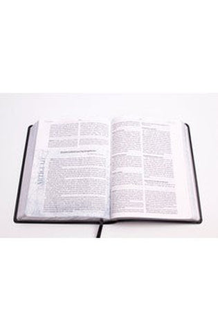 Image of Biblia RVR 1960 de Estudio de Apologetica Negro Símil Piel