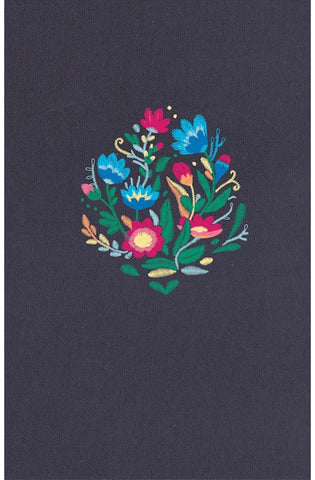 Image of Biblia RVR 1960 Ultrafina Azul Bordado sobre Tela