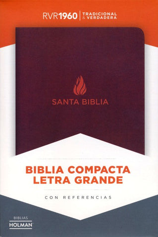 Image of Biblia RVR 1960 Compacta Marrón Piel Fabricada