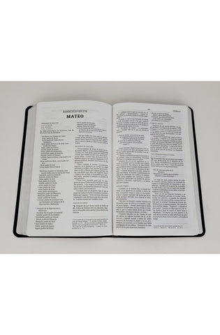 Image of Biblia NVI Ultrafina Negro Piel Fabricada