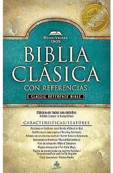 Image of Biblia RVR 1909 Clásica con Referencia Negro Tapa Dura