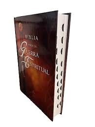 Image of Biblia RVR 1960 de Estudio Guerra Espiritual Tapa Dura con Índice