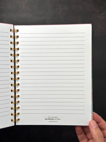 Image of Libreta de Anillas con Elásico Confía en el Señor