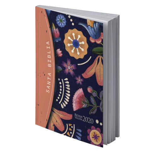 Image of Biblia RVR 2020 Compacta Flores Rústica