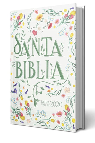 Image of Biblia RVR 2020 Compacta Flores Tapa Dura