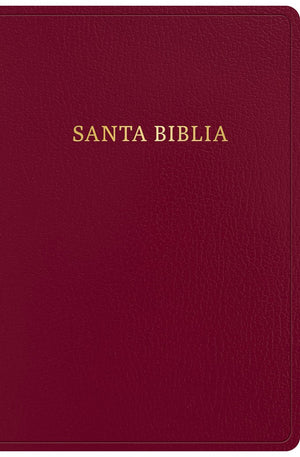 Biblia RVR 1960 Letra Gigante Borgoña Símil Piel