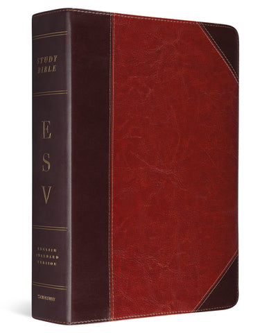 Image of ESV STUDY BIBLE (TRUTONE BROWN/CORDOVAN PORTFOLIO DESIGN)