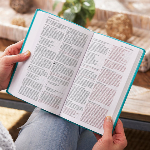 Image of NKJV Holy Bible, Value Ultra Thinline, Blue Leathersoft, Red Letter, Comfort Print