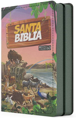 Image of Biblia RVR 1960 Compacta para Niños Vinilo con Cierre