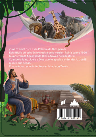 Image of Biblia RVR 1960 Compacta para Niños Vinilo con Cierre