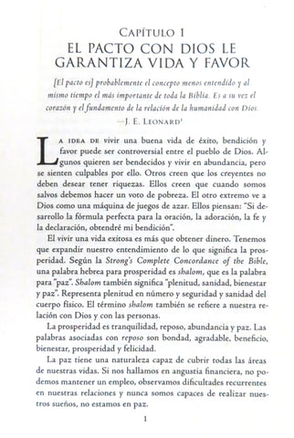 Image of El Pacto de Dios con Usted para Su Vida y Favor