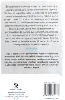 Image of Diccionario de los Nombres del Espíritu Santo