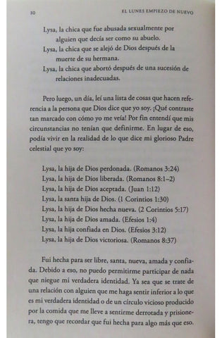 Image of El Lunes Empiezo de Nuevo