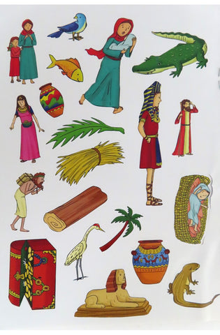 Image of Moisés Entre los Juncos: Libro de Pegatinas