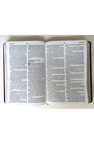 Image of Biblia RVR 1960 Letra Súper Gigante Marrón Piel Fabricada