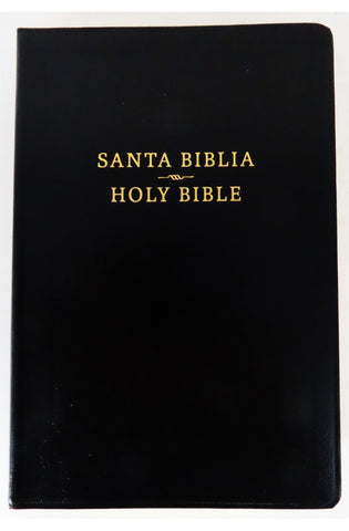 Image of Biblia RVR 1960 CSB Bilingüe Negro Símil Piel