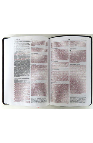 Image of Biblia RVR 1960 del Ministro Caoba Fino Piel Fabricada