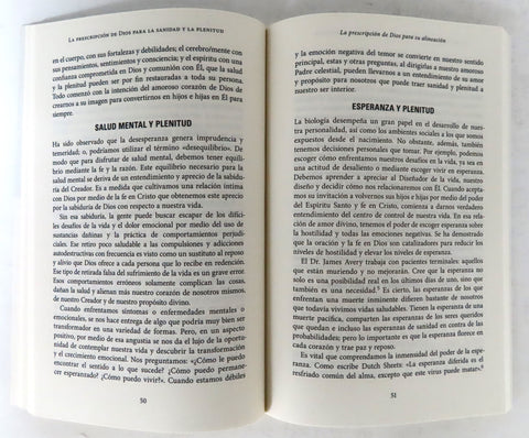Image of La Prescripción de Dios para la Sanidad y la Plenitud