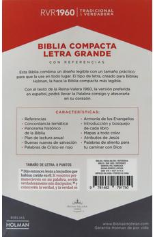 Image of Biblia RVR 1960 Compacta Marrón Piel Fabricada