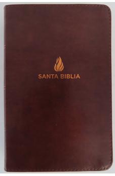 Image of Biblia RVR 1960 Compacta Marrón Piel Fabricada