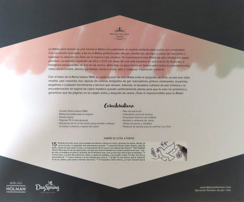 Image of Biblia RVR 1960 para Ilustrar Verde Símil Piel