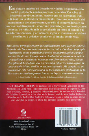 Image of El Pensamiento Social Protestante y el Debate Latinoamericano Sobre el Desarrollo