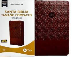 Image of Biblia RVR 1960 Compacta Marrón Índice Cierre