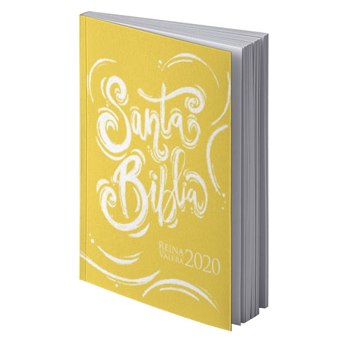 Image of Biblia RVR 2020 Compacta Amarilla Rústica