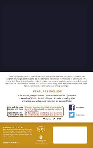 Image of KJV, Pew Bible, Hardcover, Blue, Red Letter, Comfort Print: Holy Bible, King James Version