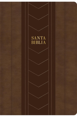 Image of Biblia RVR 1960 Letra Grande Tamaño Manual Símil Piel Marrón