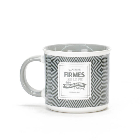 Image of Taza 18 OZ Colección Valiente Velad Estad Firmes