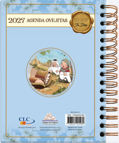 Image of Ovejitas 2027 Agenda Color Azul