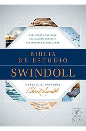 Biblia NTV de Estudio Swindoll Azul con Índice