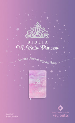 Image of Biblia NTV Mi Bella Princesa Símil Piel Violeta Brillante
