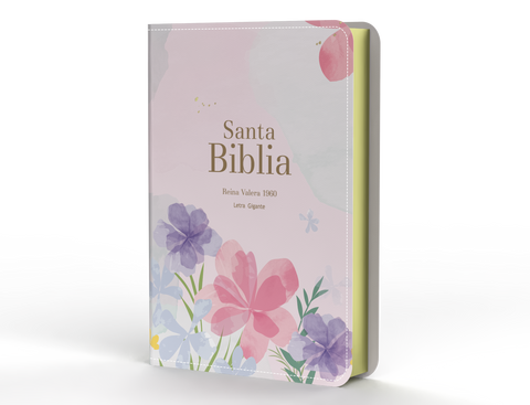 Image of BIBLIA RVR 1960 LETRA GIGANTE 14 PUNTOS SIMIL PIEL VIOLETA CLARO