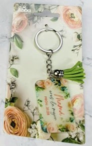Image of Llavero Acrílico con Tassel. Mamá