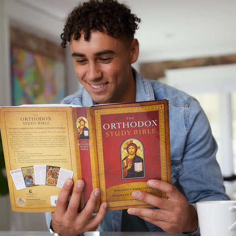Image of THE ORTHODOX STUDY BIBLE, HARDCOVER: ANCIENT CHRISTIANITY SPEAKS TO TODAY'S WORLD
