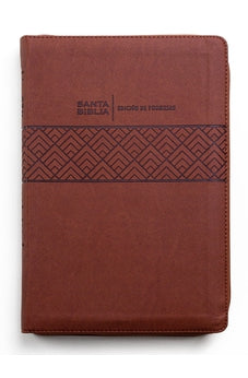 Image of Biblia RVR 1960 de Promesas Letra Gigante Café con Índice y Cierre
