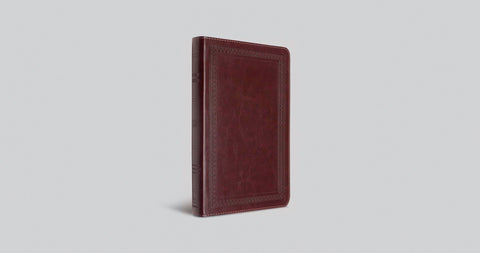 Image of ESV THINLINE BIBLE (TRUTONE, MAHOGANY, BORDER DESIGN)