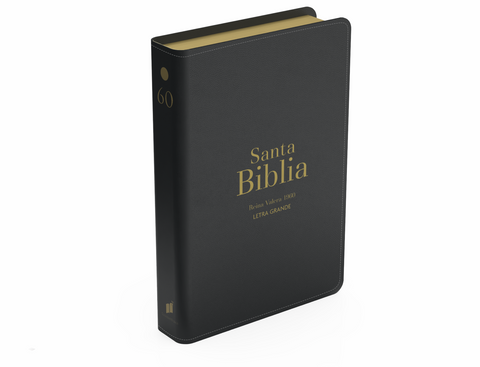 Image of BIBLIA RVR 1960 LETRA GRANDE TAMANO MANUAL SIMIL PIEL NEGRO