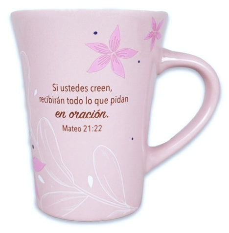 Image of Taza Mensajes de Bendicion Ora la Oracion Trae Paz