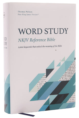 Image of NKJV, Word Study Reference Bible, Hardcover, Red Letter, Comfort Print: 2,000 Keywords that Unlock the Meaning of the Bible