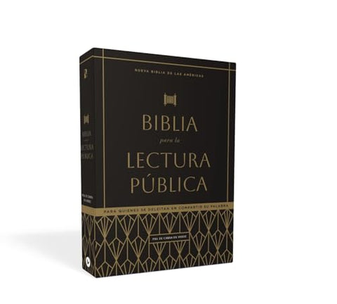 Image of Biblia NBLA para la Lectura Pública Versificada Letra Grande Piel de Cabra Verde