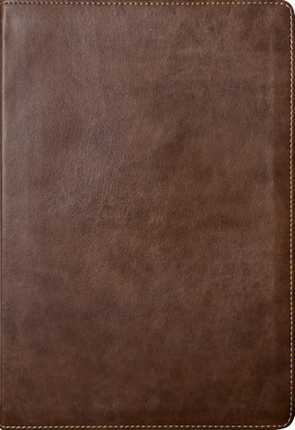 Image of BIBLIA NTV LETRA SUPER GIGANTE FILAMENT SIMIL PIEL CAFE RUSTICO INDICE