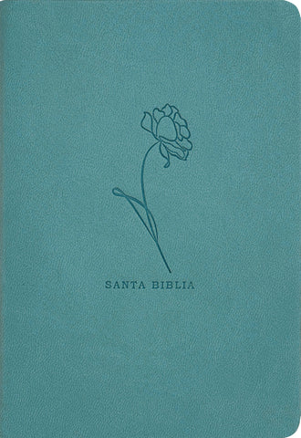 Image of Biblia NTV Compacta con Filament Símil Piel Turquesa
