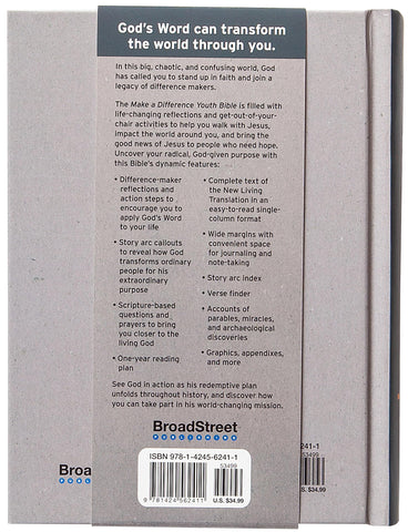 Image of MAKE A DIFFERENCE YOUTH BIBLE (NLT)