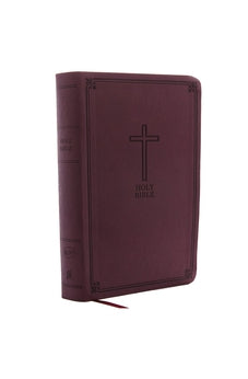 Image of KJV Holy Bible, Personal Size Giant Print Reference Bible, Burgundy Leathersoft, 43,000 Cross References, Red Letter, Comfort Print: King James Version
